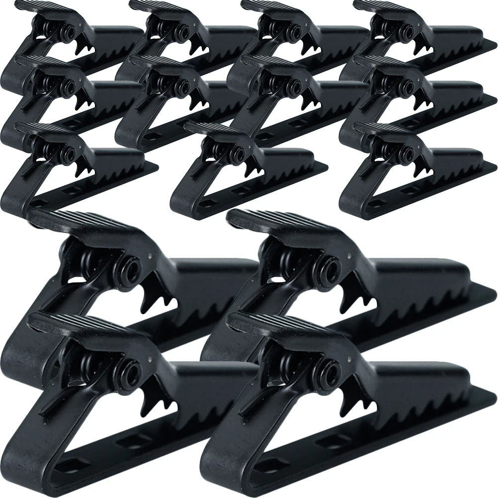 

15 Pcs Microphone Collar Clips Adjustable Holder Lapel Iron Accessories Universal Vocal Wireless Mic Fits Most Practical Durable