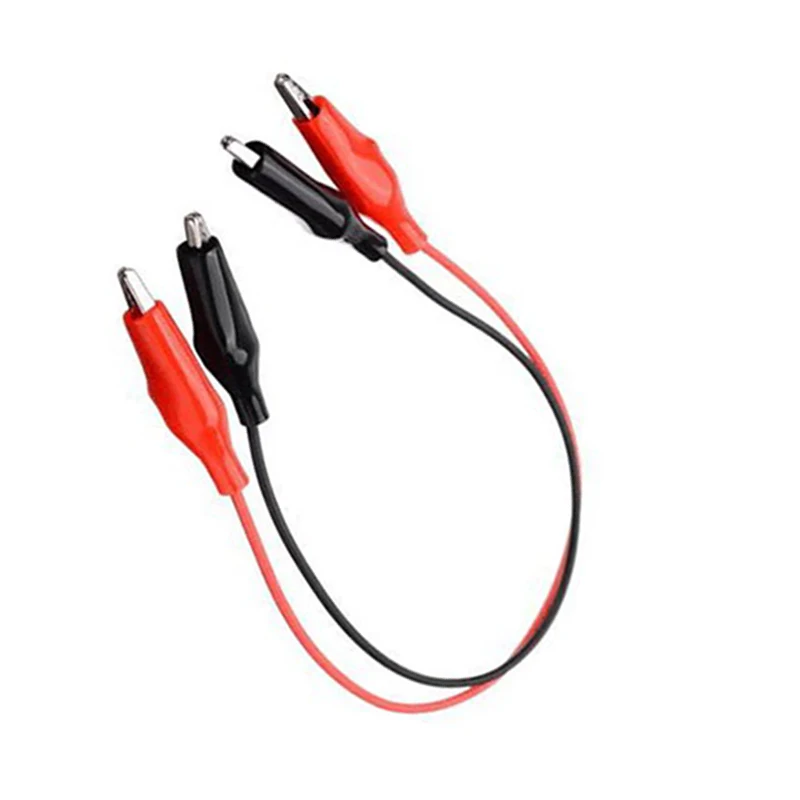 1/2 Sets Crocodile Alligator Clips Test Leads Set Multimeter Test Leads Set Double-end Clamp Electrical Cable Connector Wire