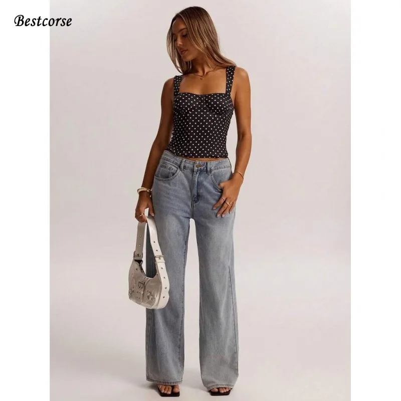 

Новый модный топ-бюстье в горошек XS для женщин, корсет-бодишейпер, корсетный топ для женщин, одежда больших размеров, корсетный топ-овербаст черного цвета