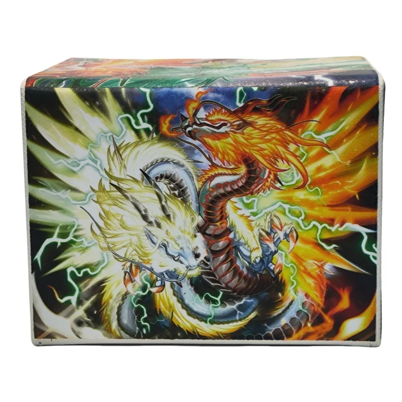 Yu-Gi-Oh Card Case Tenpai Dragon Fadra Tcg Diy High Quality Leather Action Toy Figures Anime Game Collection Storage Box Gift