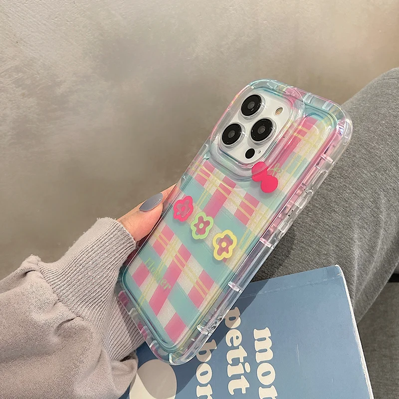 J32 Fall Prevention Cushion Type For Samsung Galaxy S23 S22 S21 S20 Plus Note 10 20 Ultra Case DIY Soft TPU Cover