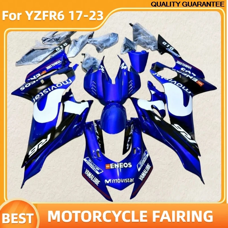 

YZFR6 2017 2019 2020 2022 2023 Motorcycle Fairings for YAMAHA YZF R6 YZF R6 17 23 Prime Free Custom Blue Black Bodykit