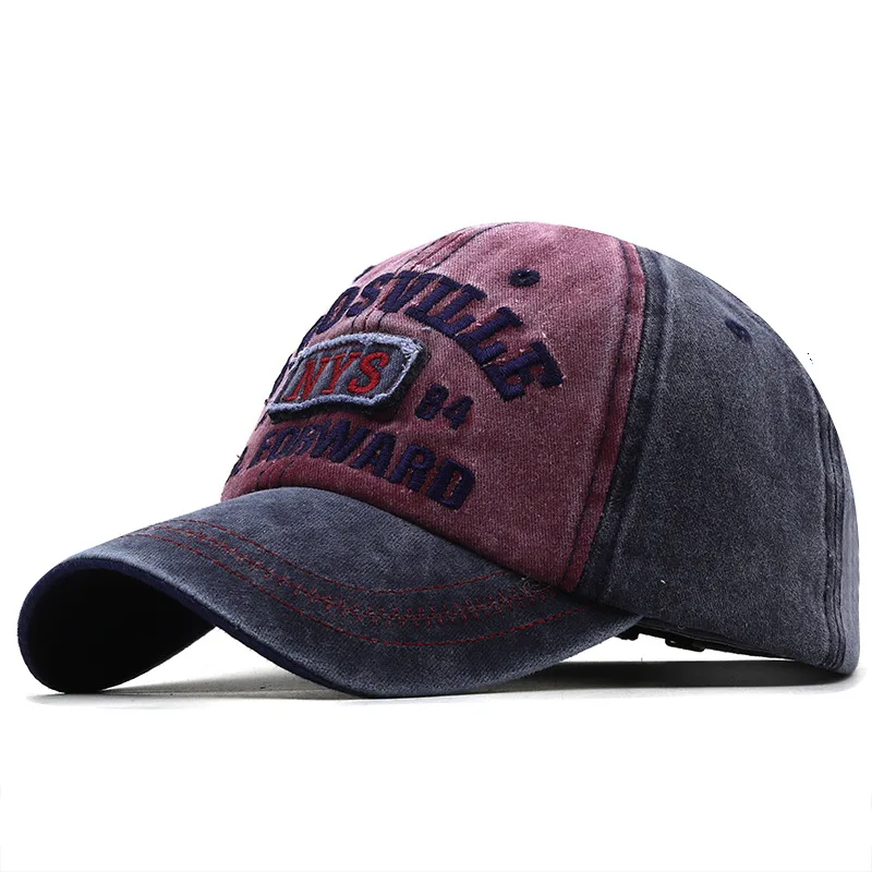 

Baseball Cap Summer Hat Men's Versatile Retro Washed Old Baseball Cap Letter Embroidery Soft Top Cap Women Hats for Men 2