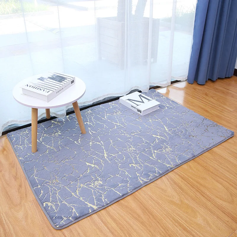 Bathroom Non-Slip Mat Modern Living Room Mats Washable Bedroom Anti-Slip Mat Soft Living Room Carpet Home Interior Decoration