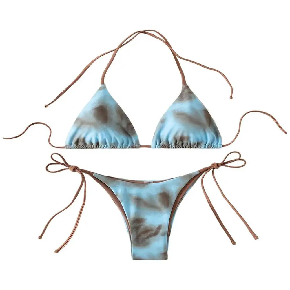 

Women Tie Dye Swimsuits Bathing Summer Bikini S Beach Bikini Applicable Gender Female Brand New Condition Ladies Swimwear
