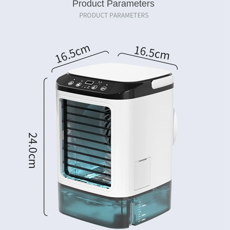 Ventilador frío de pulverización para el hogar, Mini USB, refrigeración de escritorio, aire acondicionado pequeño, ventilador portátil de agua