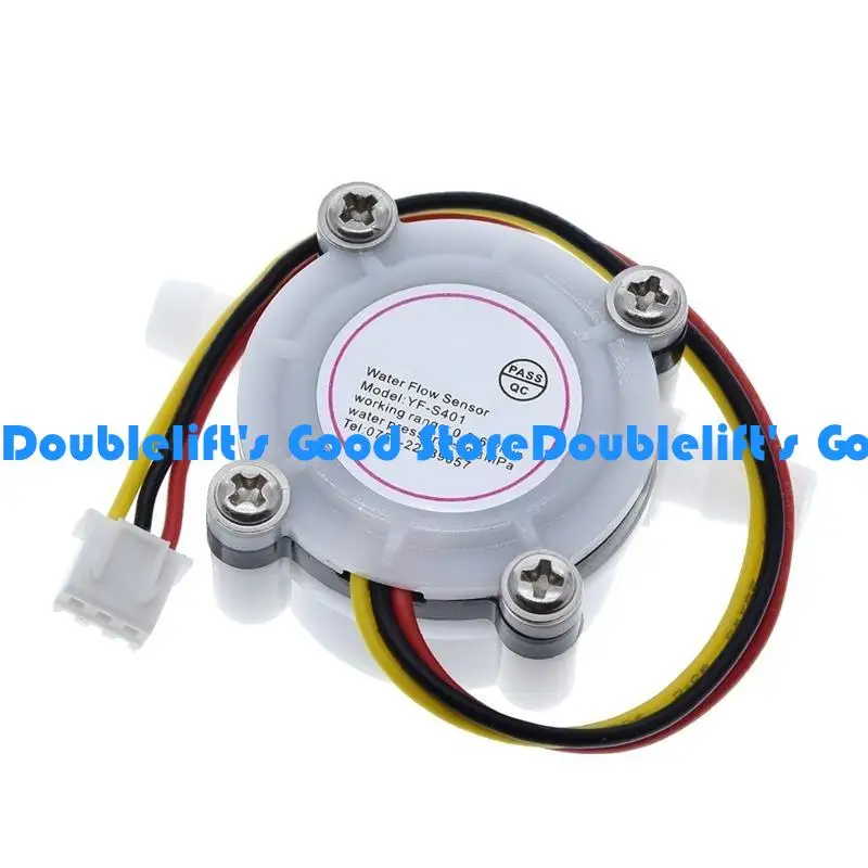 

652F Water Hall Effect Flowmeter Fluid Meter Counter Hosepipe 0.1-6L/min Easy Installs