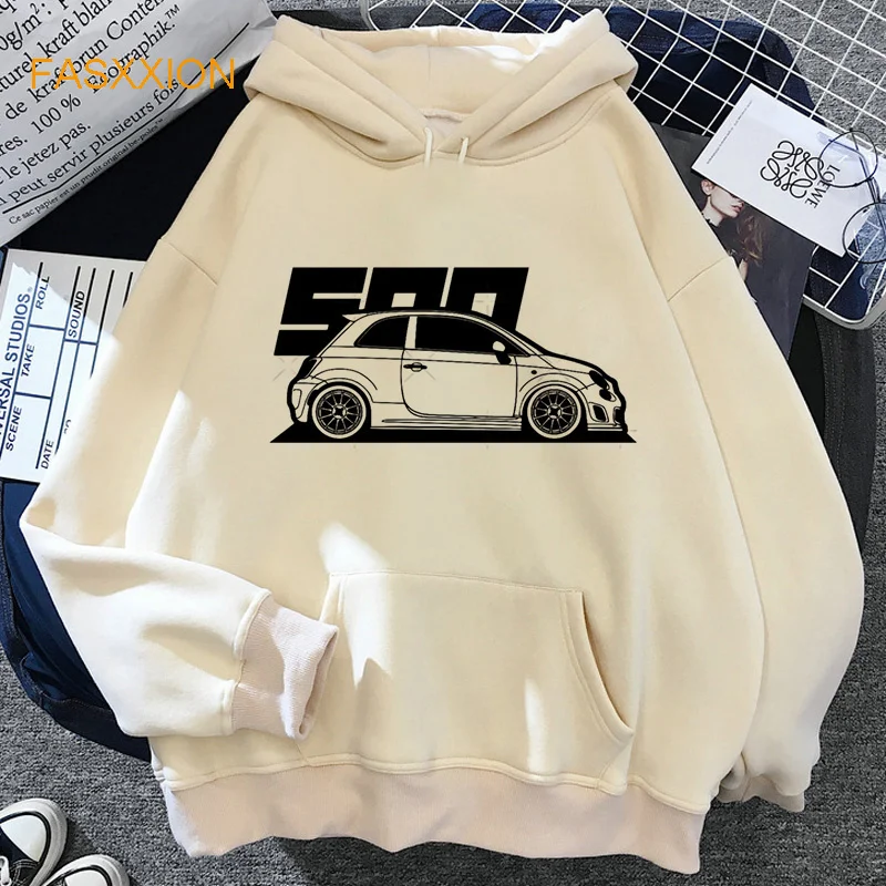 Abarth hoodies men 2022 graphic printed male sweatshirts pullover Ulzzang manga