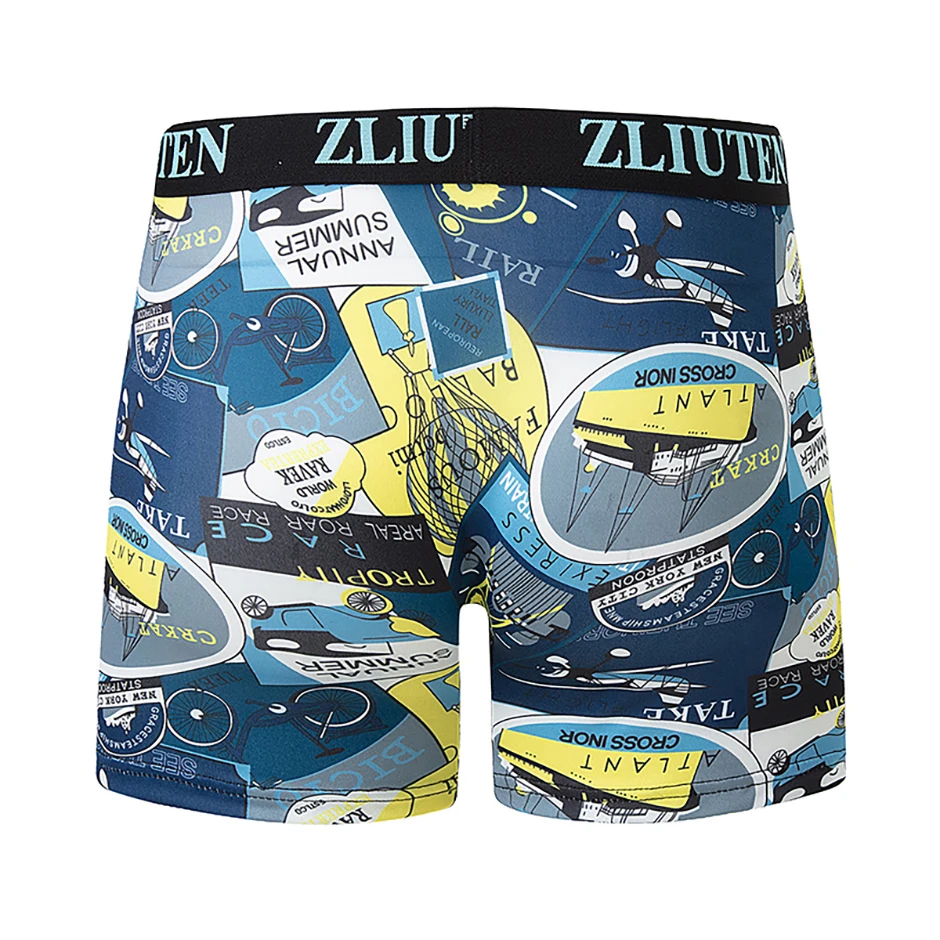 5/10er-Pack Multi-Size-Teenager für Erwachsene, Herren-Boyshort, Freizeit, Sport, Joker, elastische Taille, lange Herrenunterwäsche, kann Eltern-Ch sein – Detail 19