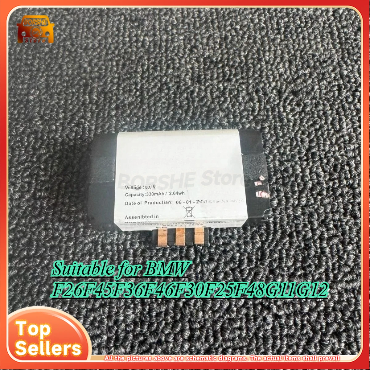 

Suitable for BMW F26F45F36F46F30F25F48G11G12 84102447710 automobile storage battery ATM