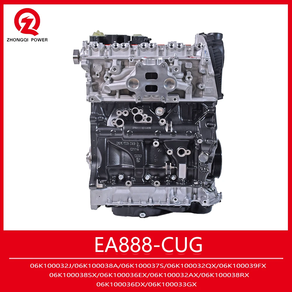 EA888 GEN3 CUG 2.0T Auto Engine Assembly 06K100032J 06K100038A 06K100037S 06K100032QX Auto Accesorios