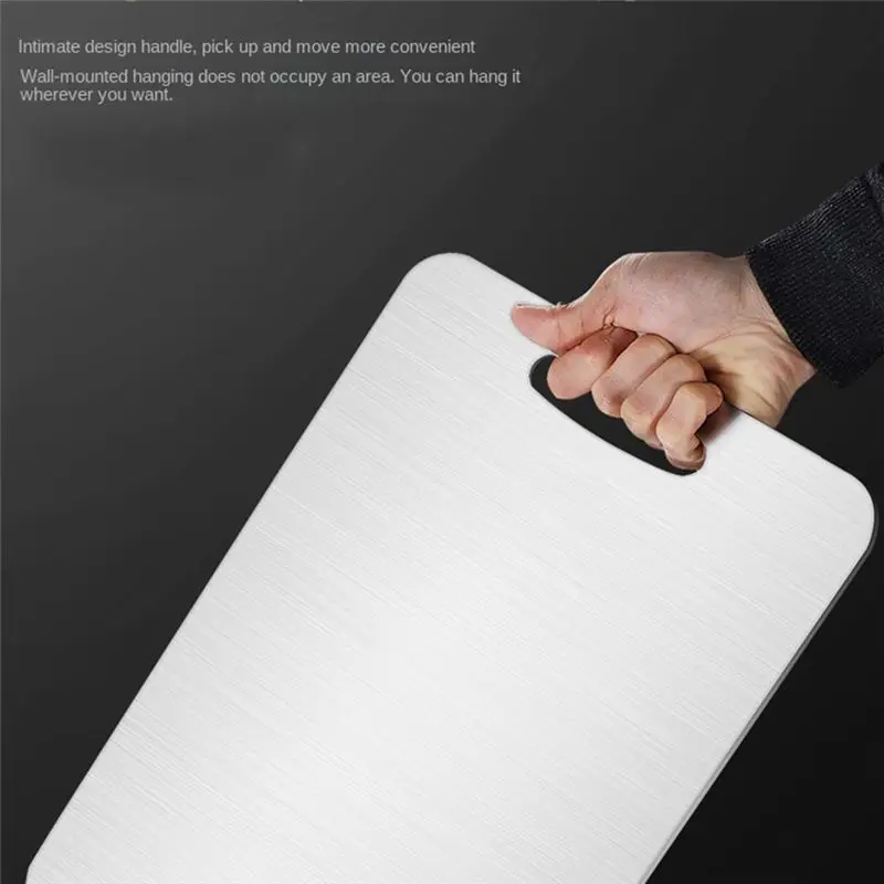 Titanium Alloy Cutting Board, Suitable For Home Kitchen Cooking, Outdoor Camping, Hiking And Backpacking.