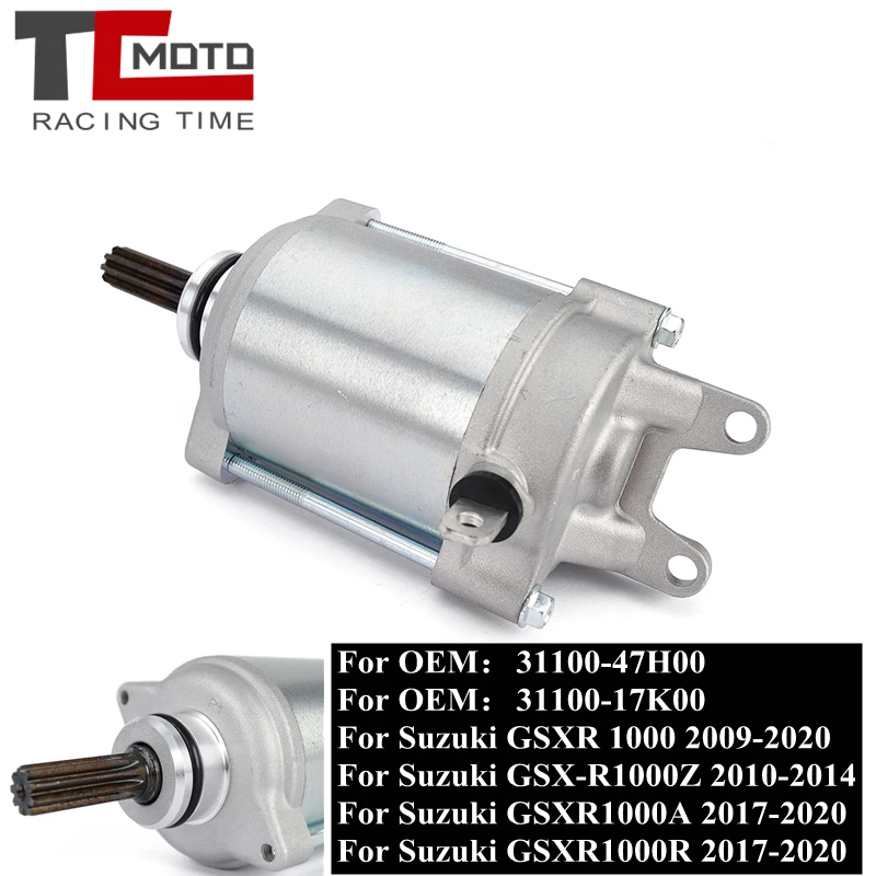 

For Suzuki GSXR1000 GSXR1000R 2009-2020 GSXR 1000 Motorcycle Starter Motor GSX-R GSXR 1000 1000R GSX-R1000 GSXR1000A 31100-47H00