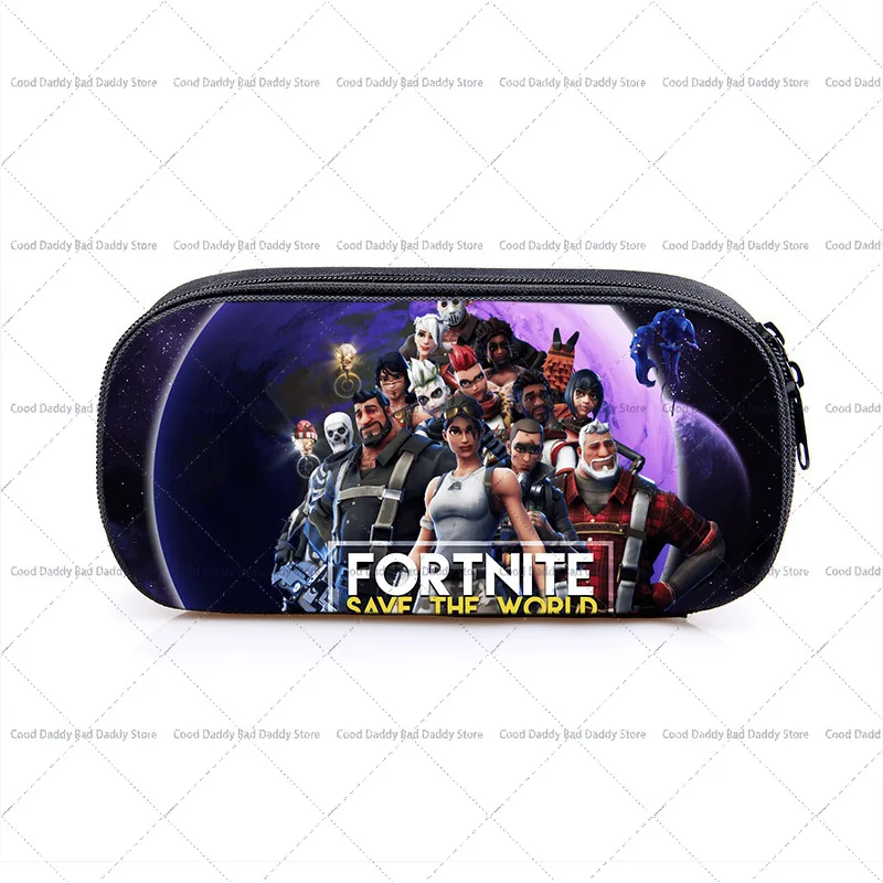 حافظة أقلام رصاص مطبوعة من Game Fortress Night حقيبة أقلام رصاص رائعة من Fortnited ملحقات قرطاسية Battle Royale Penbag مقلمة Fortnite #6