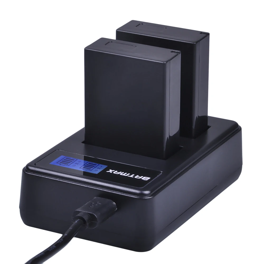 Batmax LP-E17 LP E17 Camera Battery+LCD Dual USB Charger for Canon EOS R8 RP R10 R50 M3 M6 200D 750D 760D T6i T6s 800D 8000D X8i