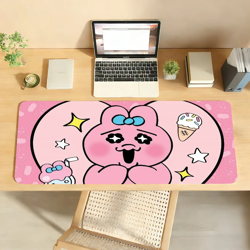 Cartoon O-Opanchu U-Usagi Mouse Pad For Office Gaming And Keyboards Non-Slip Large Waterproof