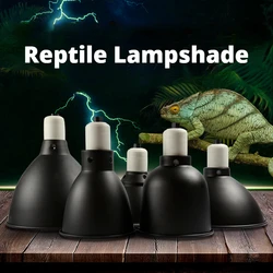 5.5 Inch Reptile Deep Dome Lampshade Snakes Lizards Geckos Terrariums Light Fixture Reptile Lamp Cap Optical Reflection Cover