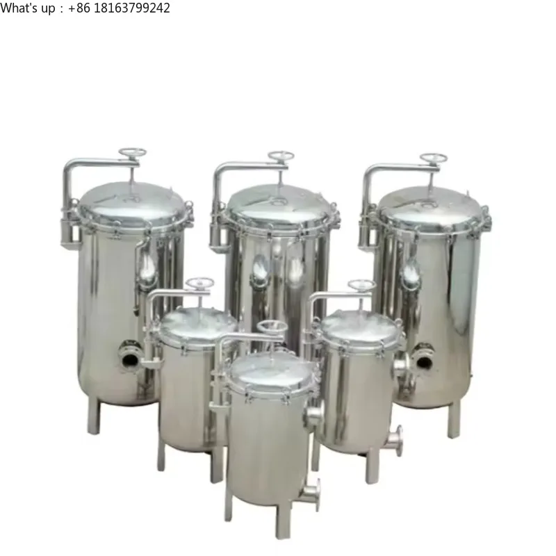 

Customized Industrial Liquid Filtration System Stainless Steel Housing Single Multi Filter Bag Water Treatment Filter Machine