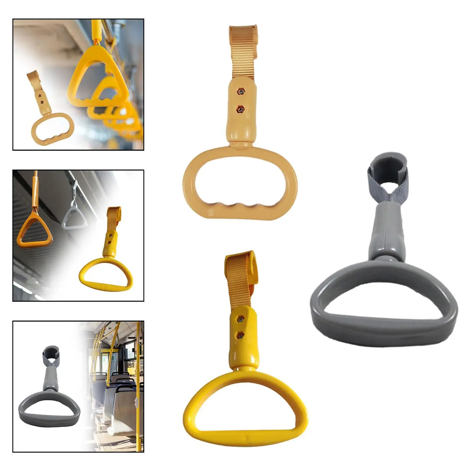 Automotive Hand Strap Non Slip Handle Ring Grab Handle Interior Replacement for Commuters