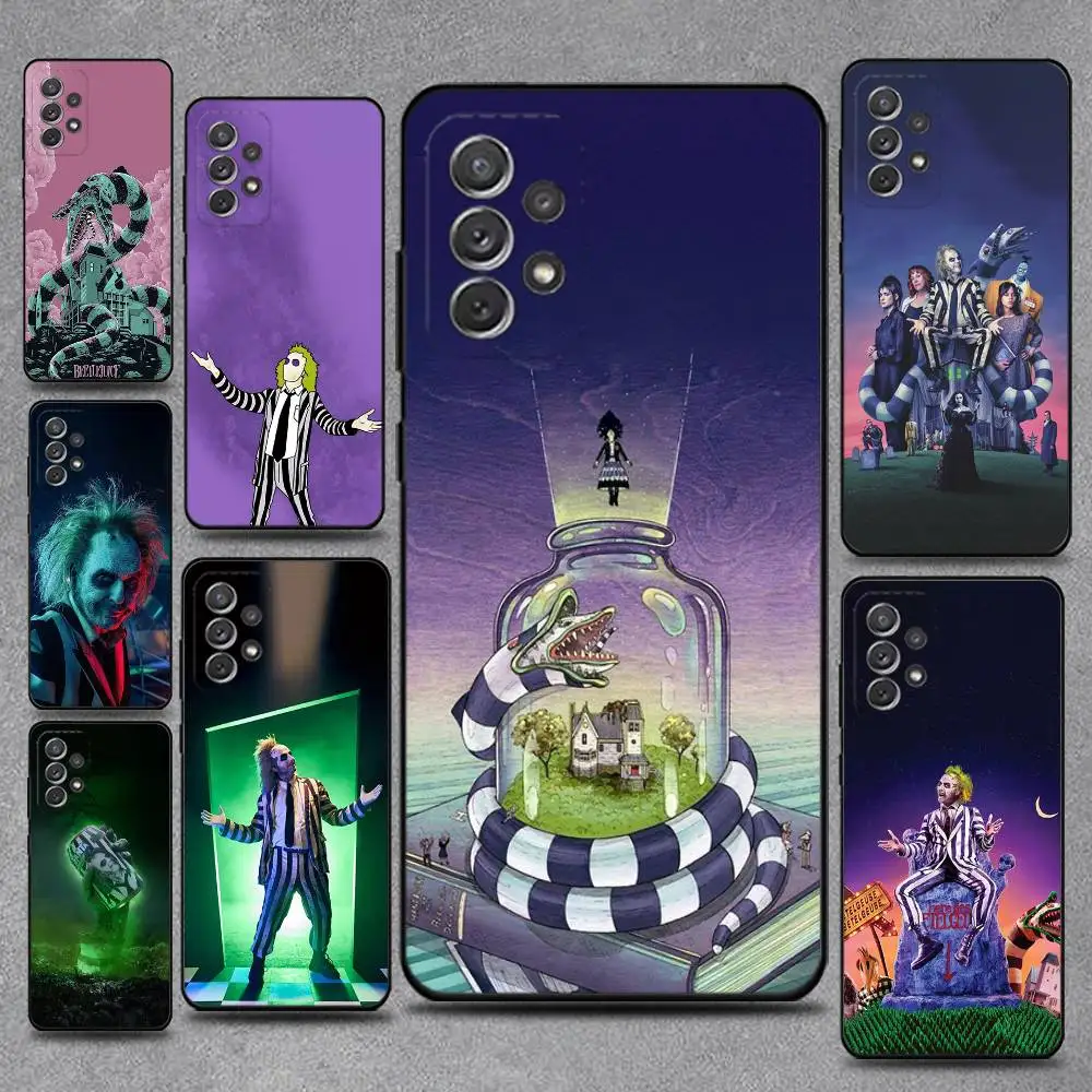 

B-Beetlejuices 2 Phone Case For Samsung S25,S24,S21,S22,S23,S30,Ultra,S20,Plus,Fe,Lite,Note,10,9,5G Black Cover