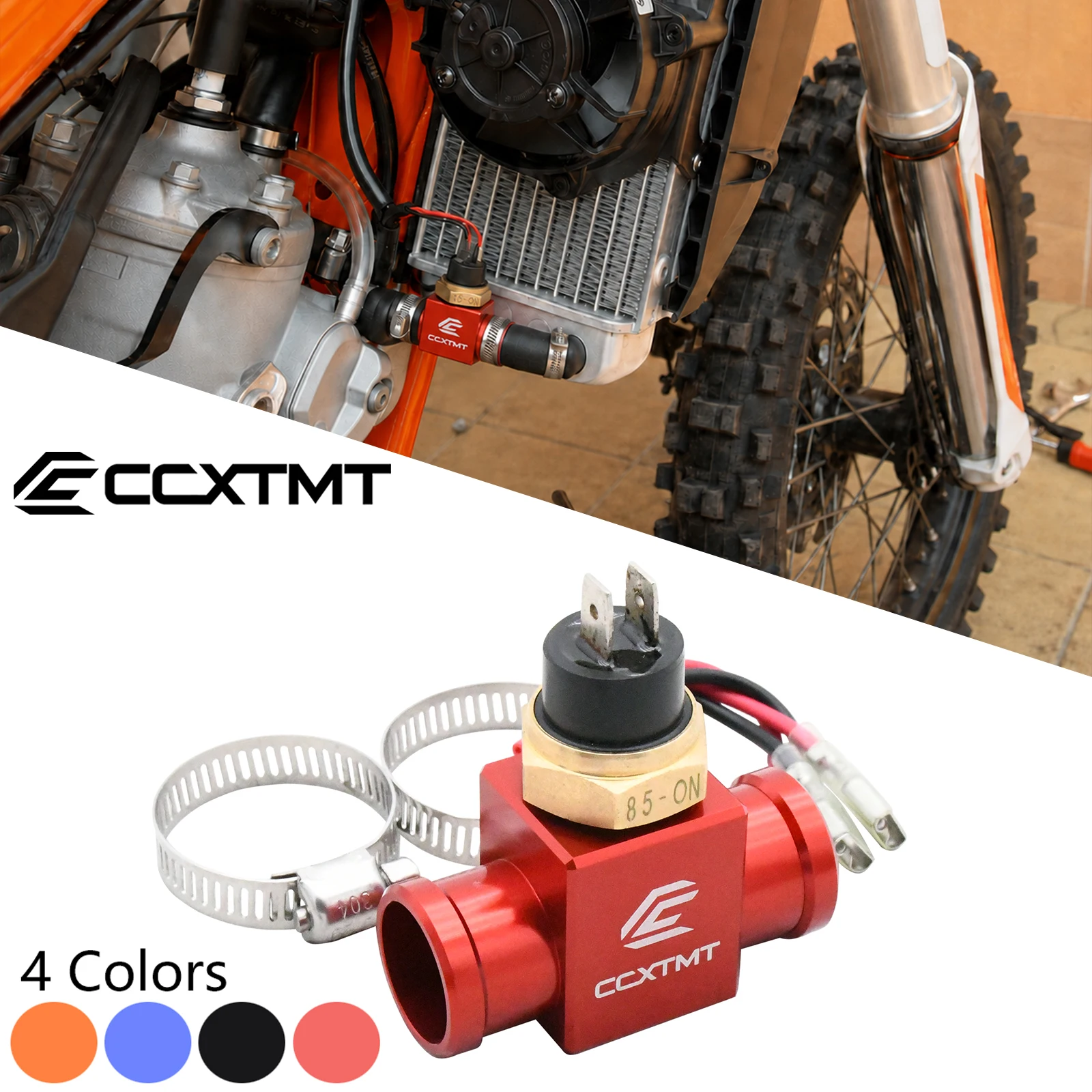 Motorcycle M14x1.5mm Radiator Fan Temperature Switch For Yamaha 125-450CC YZ YZF WR DT XT TTR Suzuki 125-450CC KTM Honda GASGAS