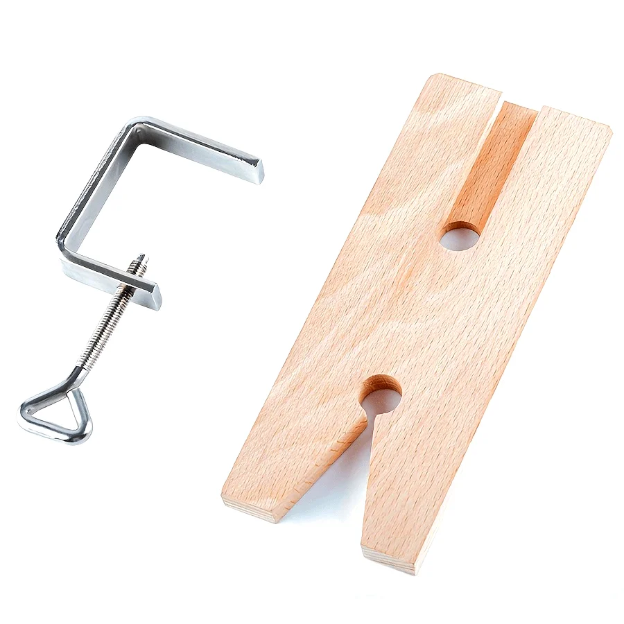 Bench Pin Clamp Set V-Slot for Workbench Wooden Jewelry Clamp Tool