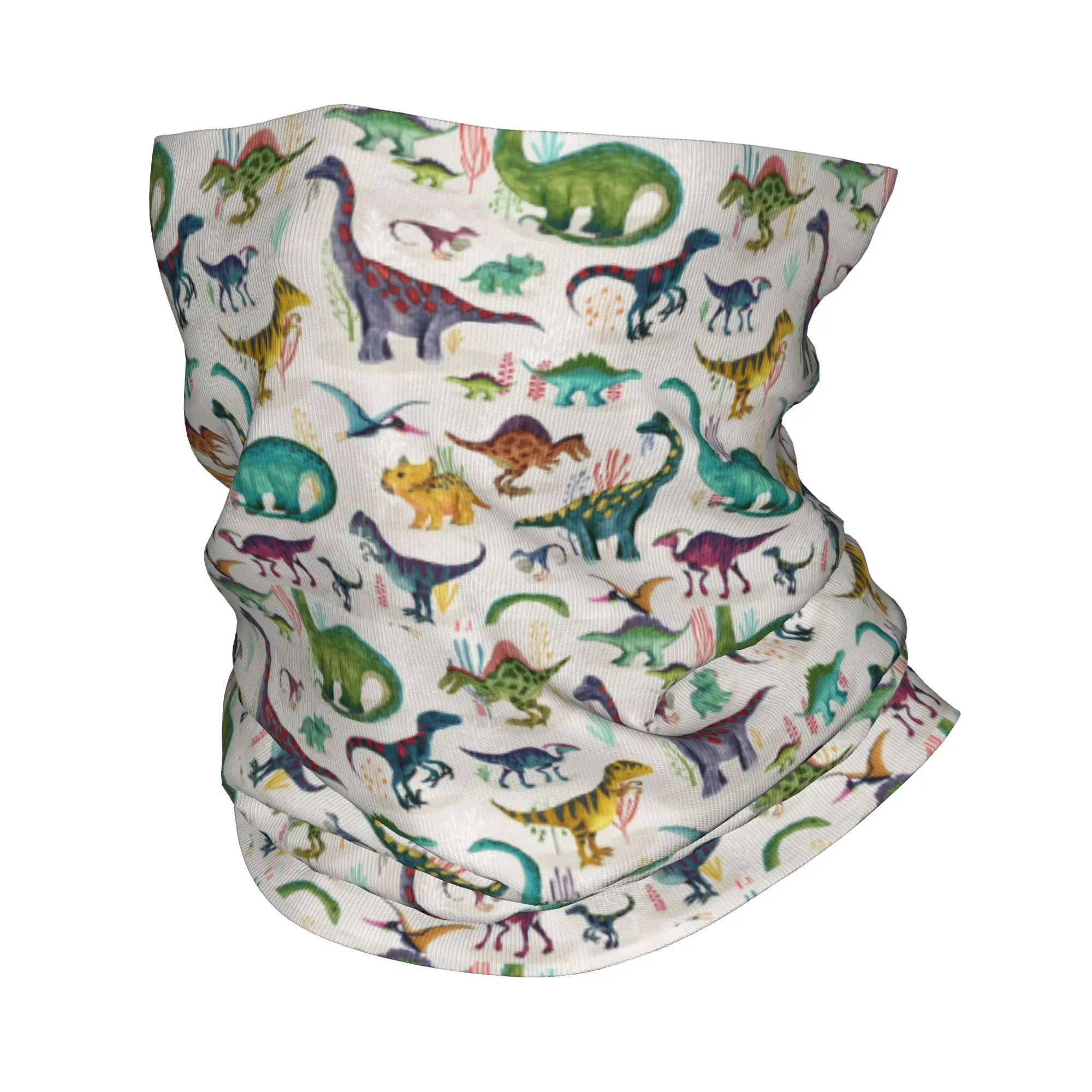 

Яркие банданы с динозаврами, шарф с принтом, многофункциональная повязка на голову для бега для мужчин, женщин, взрослых, весь сезон
