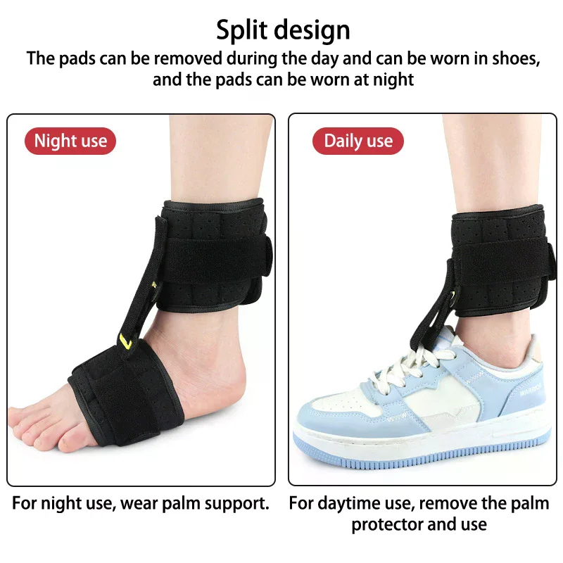 Adjustable Plantar Fasciitis Night Splint Foot Drop Orthosis Stabilizer Brace Support Night Splints Pain Relief