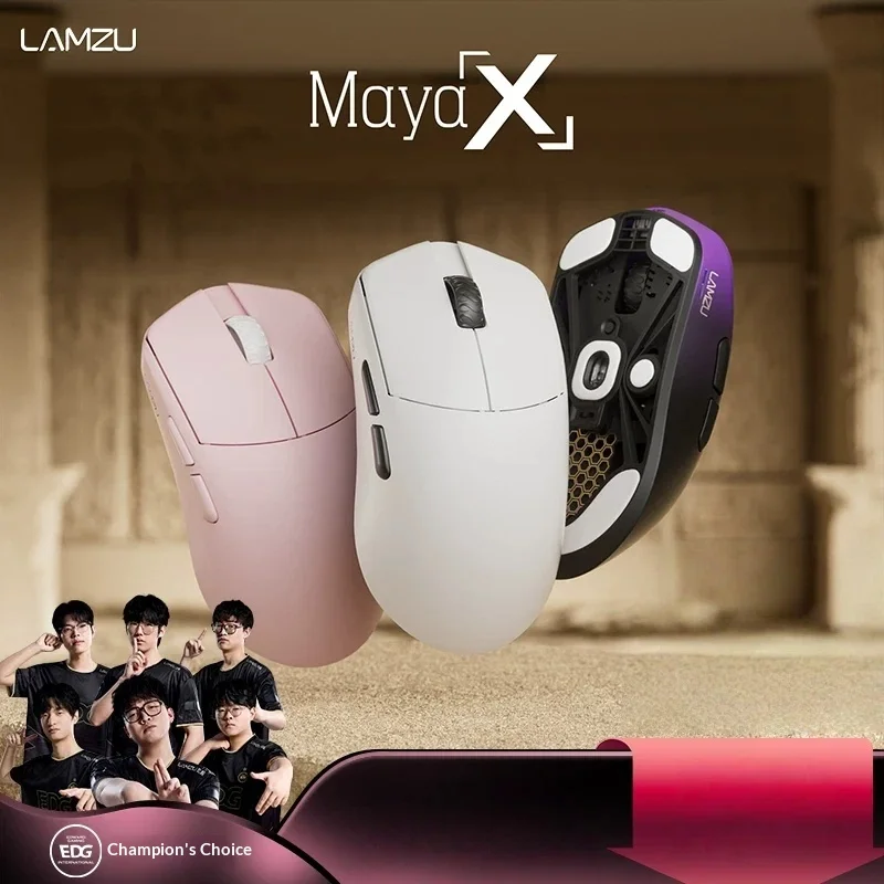 Lamzu Mayax 47g Ultra Lightweight Wireless Gaming Mouse Honeycomb Hollowed Chassis Esports For Pc Fps Tournament Valorant