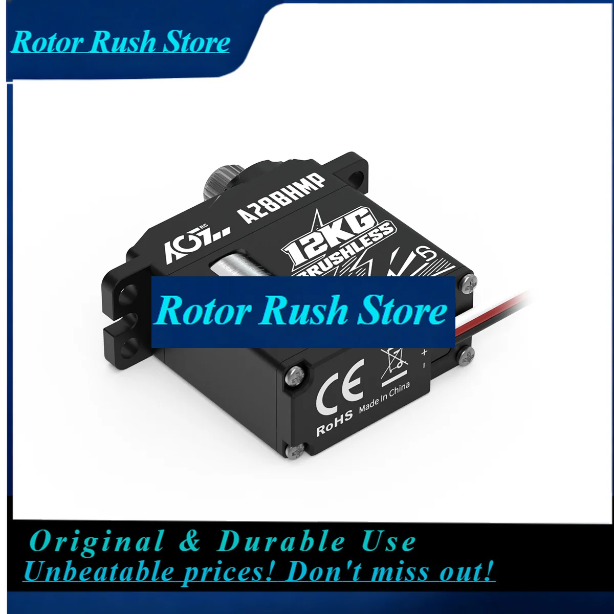 RoRuSAGFRC A28BHMP 12KG High Torque Mini  With Dual-Exit Wire