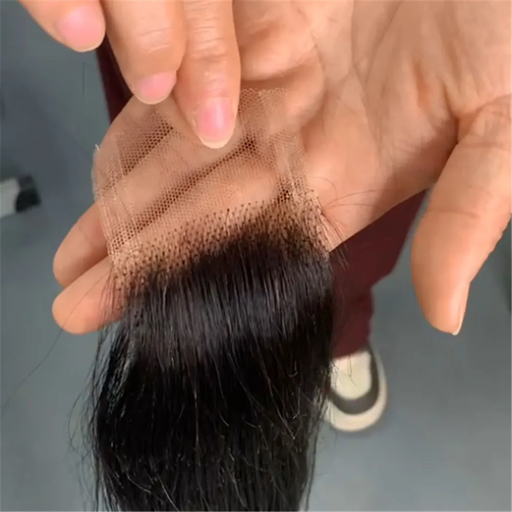 2x6 Lace Closure 100% Human Hair 10''-22'' HD Lace Closure Remy Hair Transparent Lace Hair Closure HairUGo