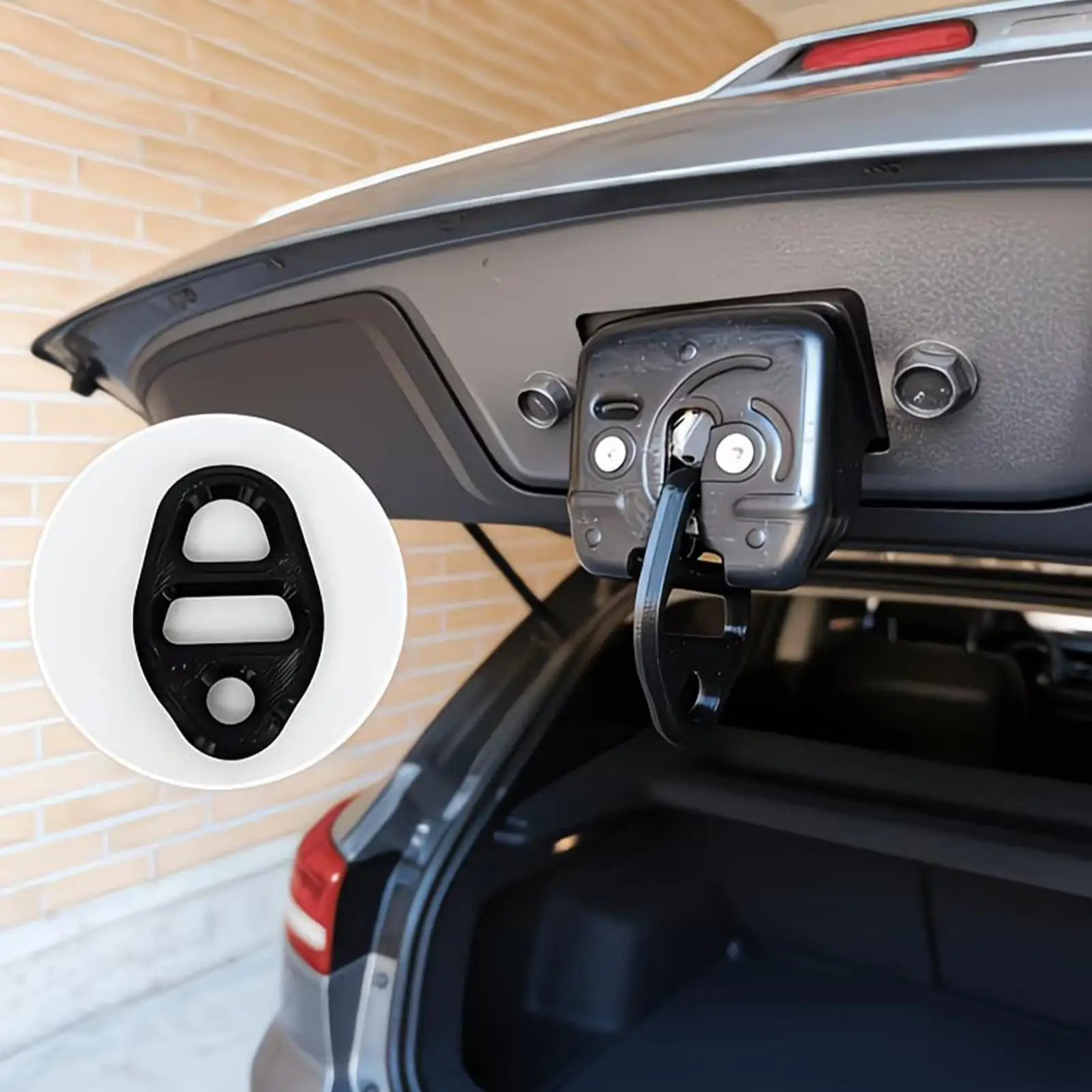 

Heavy-Duty Car Trunk Latch Buckle, Anti-Shift Fixed Fastener, Cargo Rope Mounting Connector, Trunk Lid Lock Fitting for Vehicle