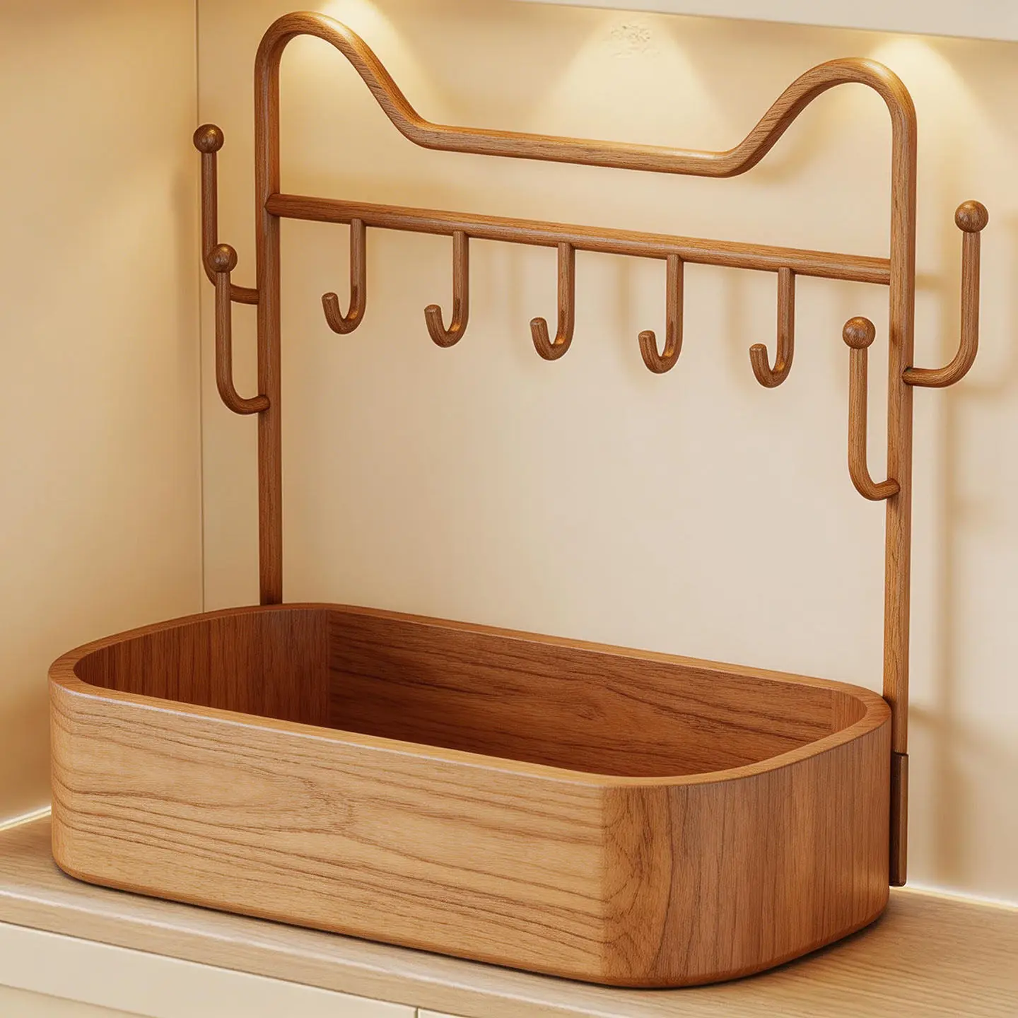 

Entryway Key Storage Box, Entrance Shoe Cabinet Decorative Organizer, Hallway Sundry Holder Jewelry Display Stand