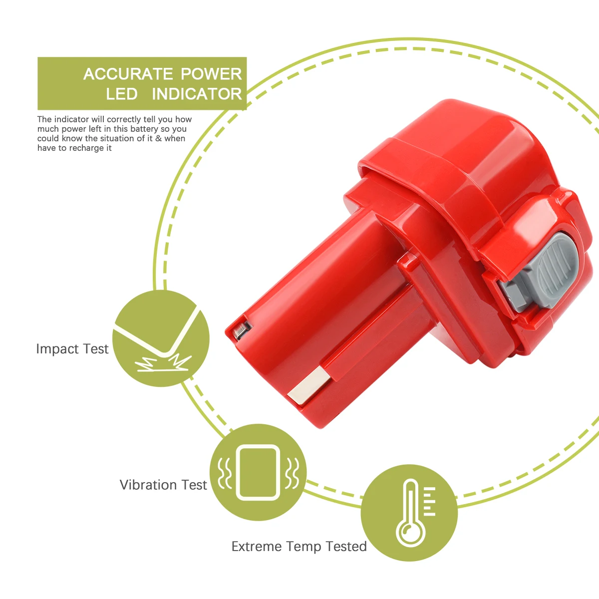 3500MAh สำหรับ Makita 9.6V ไขควงแบตเตอรี่เครื่องมือ Bateria PA09 9120 9122 9134ไขควงแบตเตอรี่