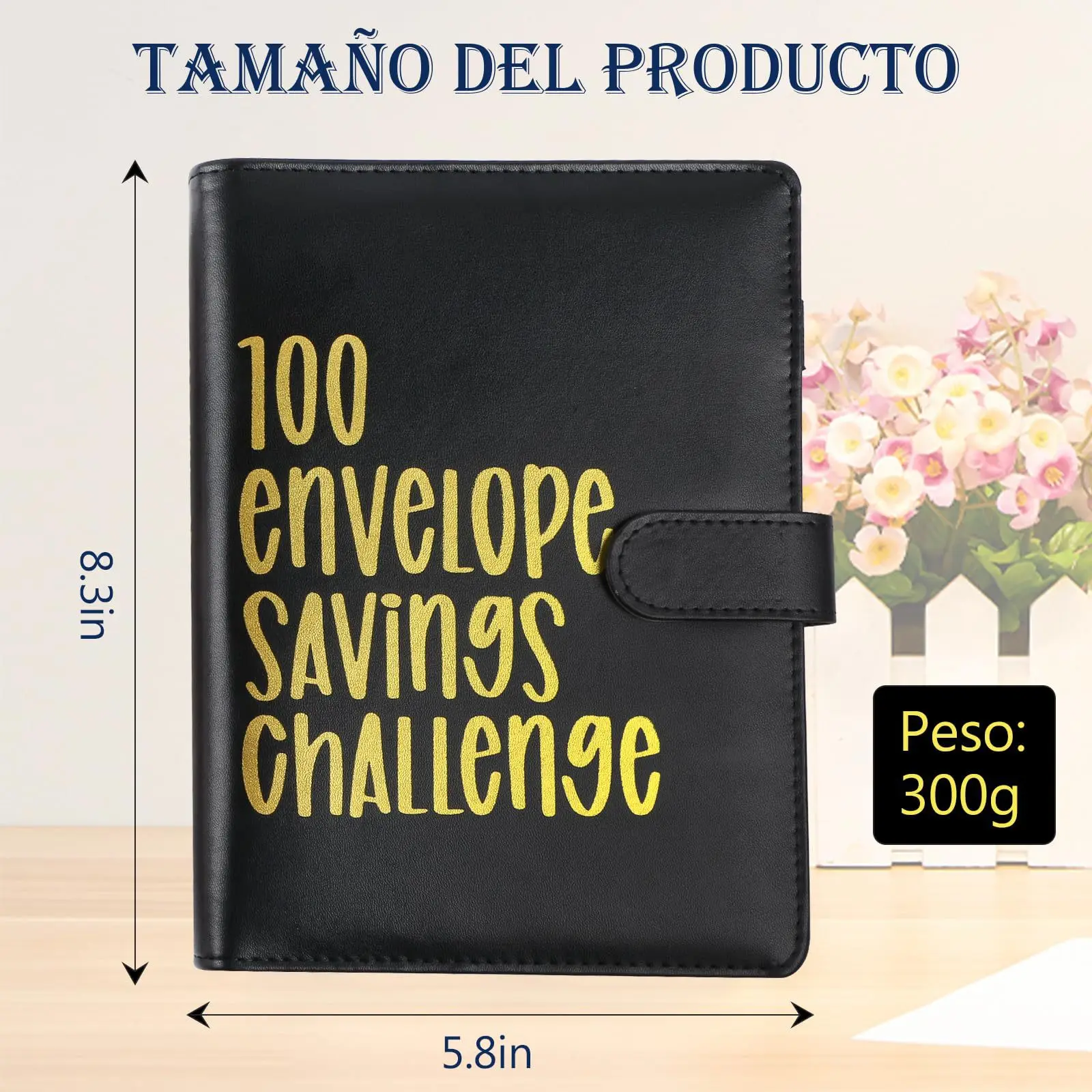 100 Envelope Cash Savings Challenge, Saving Challenge Envelop Book, Budget Envelope Financial Assistant, A5 Size Cash Binder