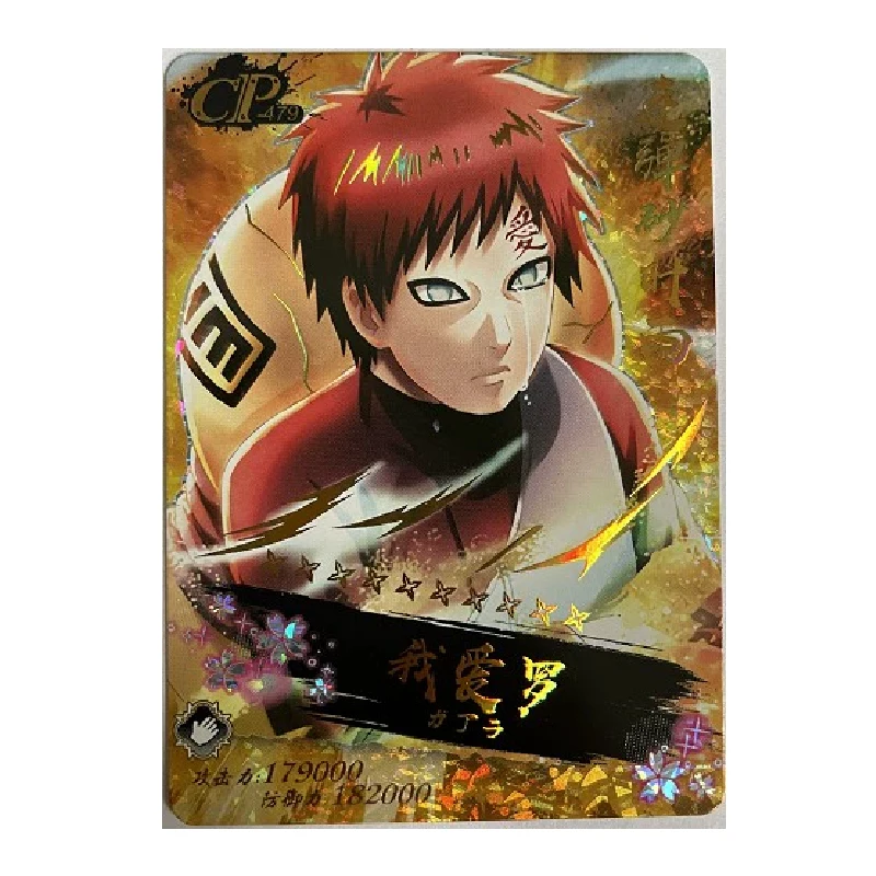 Little Dinosaur Eleven Bullets Cp-Series Naruto Anime Characters Uchiha Itachi Minato Collection Card Christmas Birthday Gift