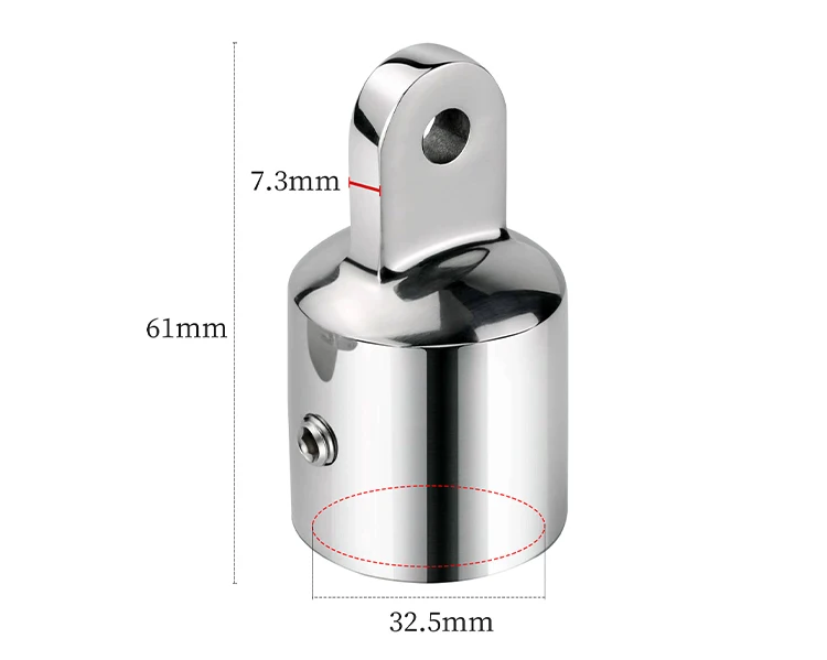 Bimini Top Cap 316 Stainless Steel Top Caps Marine Hardware Boat Accessories Bimini Top Eye End