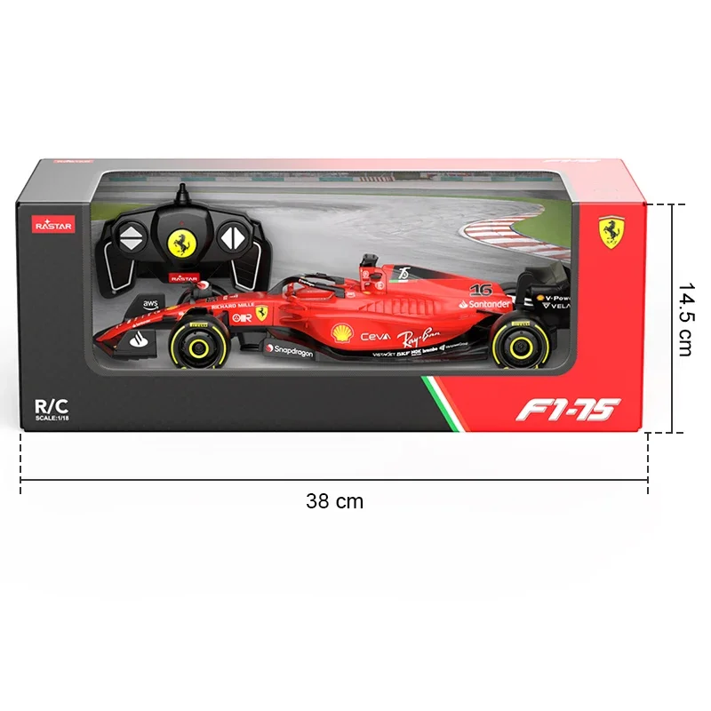 1/18 2022 Ferrari F1-75 #16 Charles Leclerc F1 Formula Racing Drift RC Car Toy Model Collection Gift Remote Control Vehicle Toys