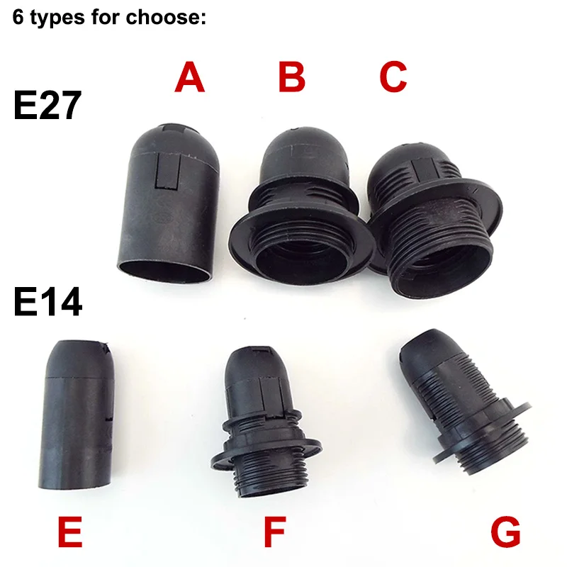 220V 110v E14 E27 M10 socket led Light Bulb Lamp base cap head power Holder electric Pendant Socket Screw Lamp shade Converter C