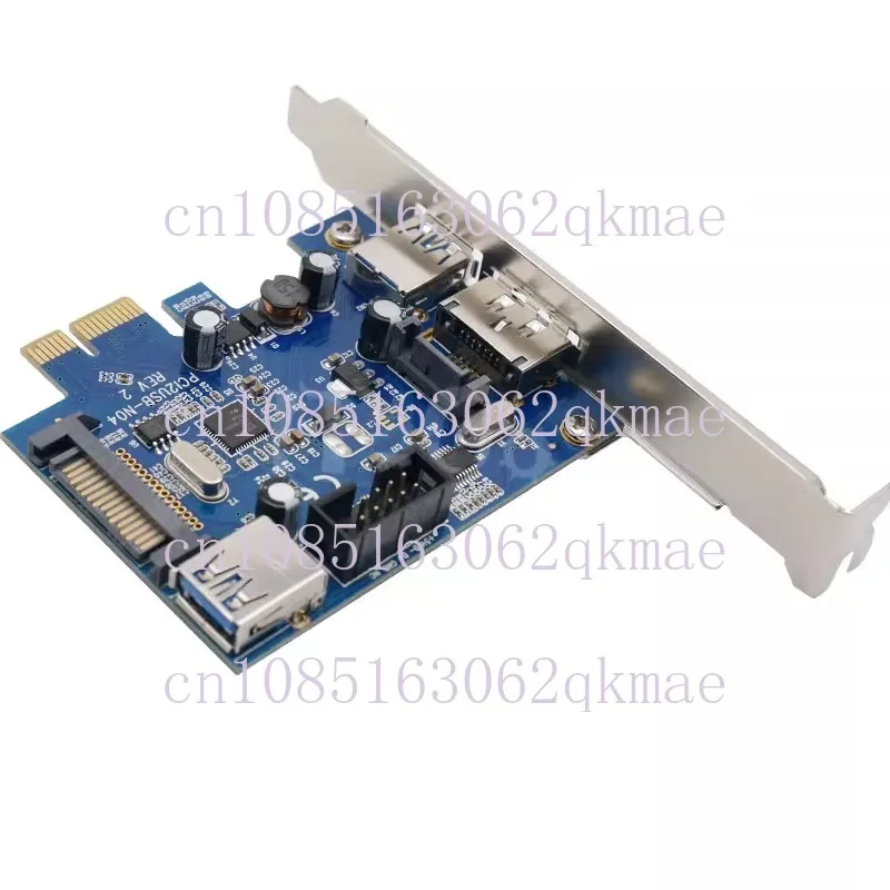 

Extended Card PCIe to USB3.0 Adapter Motherboard Built-in 9pin 9Pin USB Expansion Extended