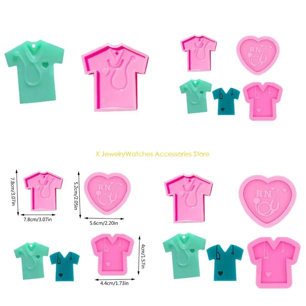 

31KD DIY Crafts Jewelry Mould Handicrafts DIY Mould Keychain Pendants Casting Mold Handmade Necklace Earrings UV Resin Mold