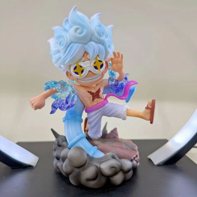 

Цельные очки Monkey D Luffy Nika Fruit Illusion, модель GK, высококачественная фигурка, декор автомобиля, праздничный подарок