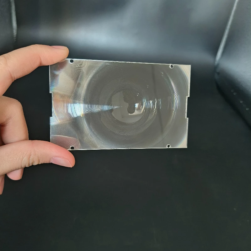 99×60mm Fresnel Lens DIY Projection Accessories 4-inch Threaded Fresnel Mirror Essential Accessory for Projector Enthusiasts