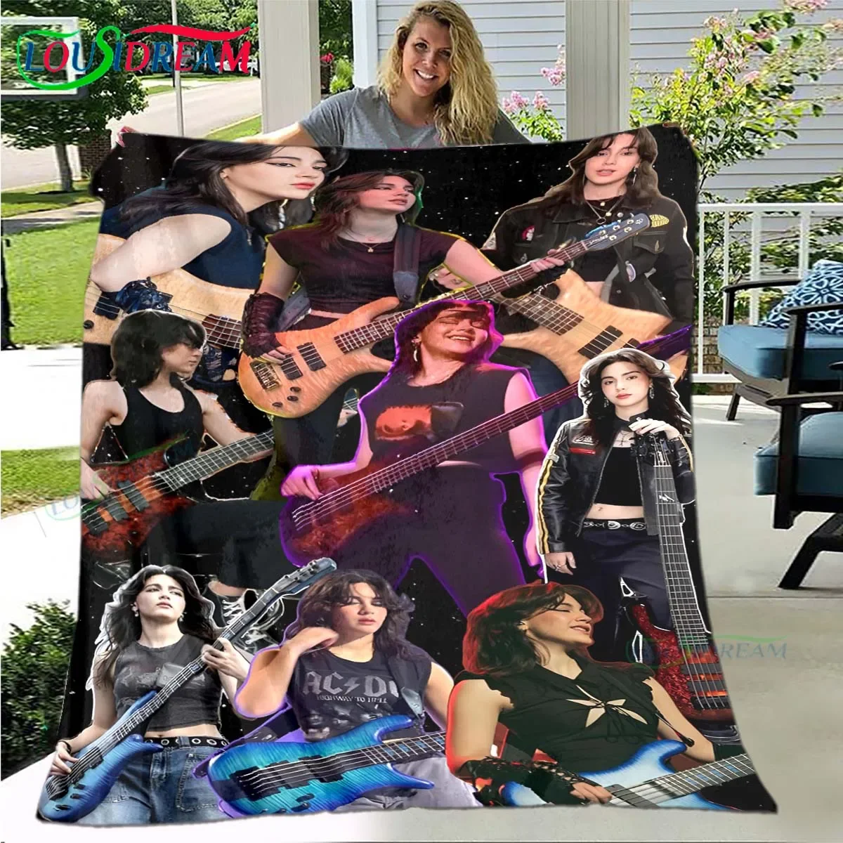 

Mexican Pop Rock Band The W-Warning Four Seasons Blanket Sofa Cover Travel Bed Plush Blanket Travel Office Break Blanket Gift