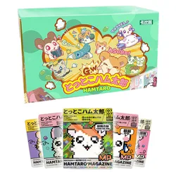 Original Hamtaro Card For Child Daily Healing For Families Pashmina Dexter Boss Penelope Limited Game Collection Card Kids Gifts