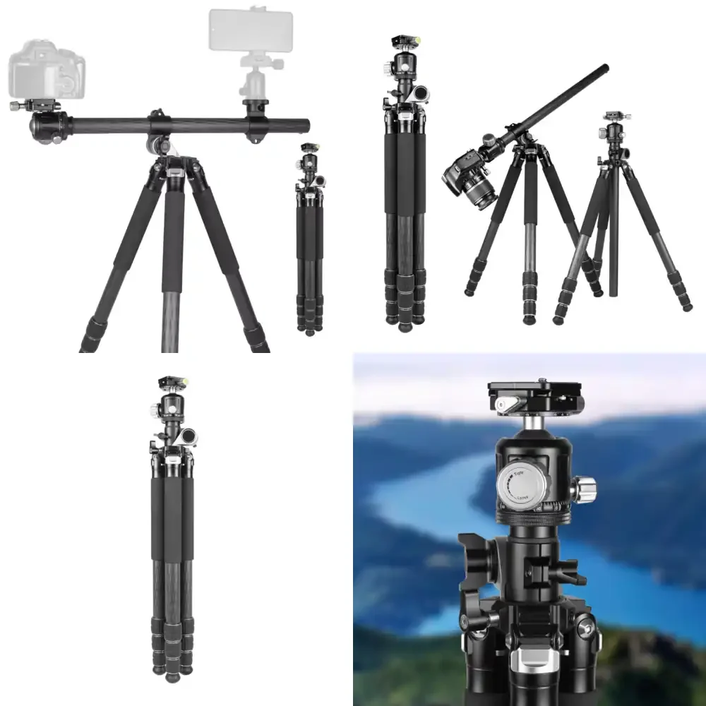 

CatTail HZ-1 Lightweight and Portable 29mm Carbon Fiber Tripod Adjustable Horizontal Axis for Outdoor Travel Photography