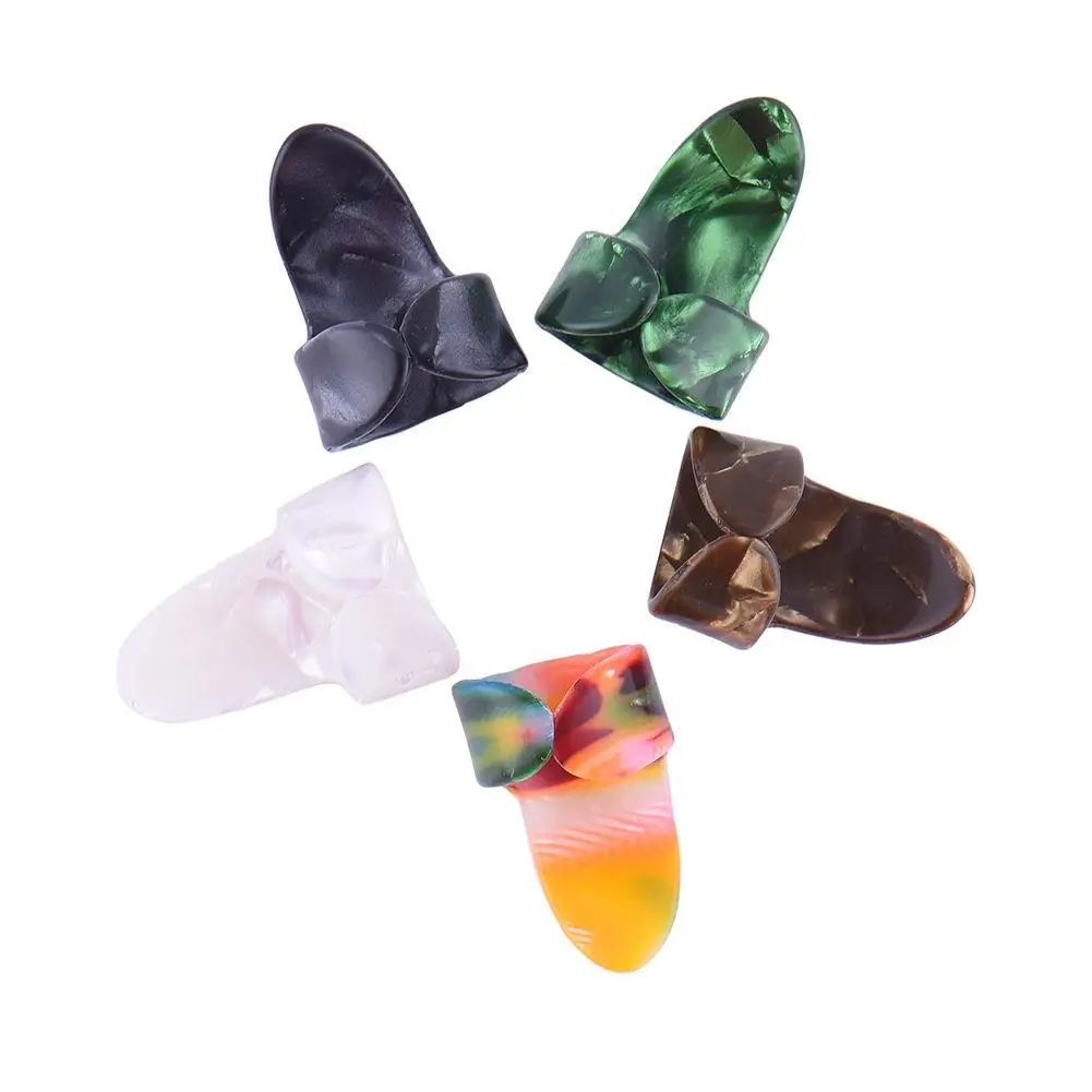 

15 Pcs Picks Set Ultra Thin Durable Thumb Finger Cots for Acoustic Bass Guitar Finger Picks Guitar Accessories