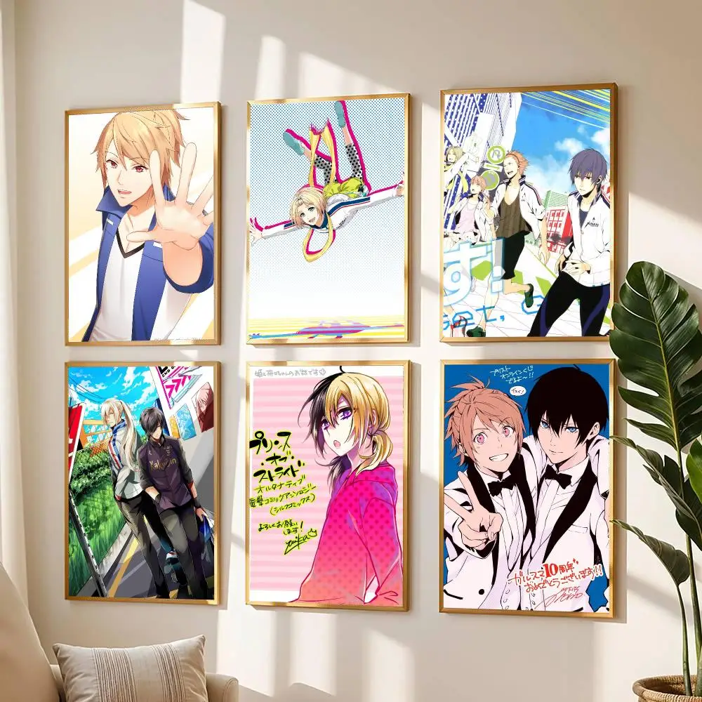anime P-Prince of Stride Alternative-E Painting Calligraphy Boho Botanical Decor for Living Room  Elegant Home Style