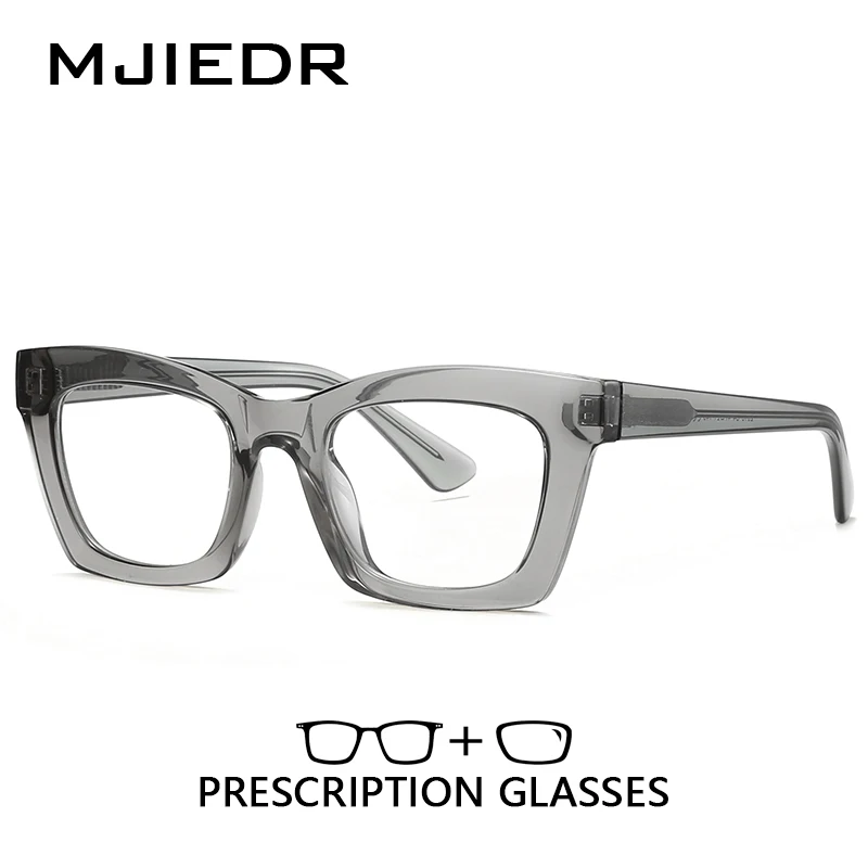 

MJIEDR Handmade Acetate Square Prescription Glasses Woman Butterfly Optical Eyeglasses Myopia Progressive Photochromic Sunglass