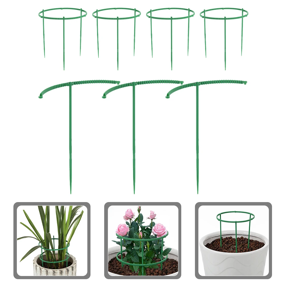 

5 Sets 20cm Floral Stakes Plant Support Durable Garden Supplies Non Deformable Practical Gardening Tools Flower Stand